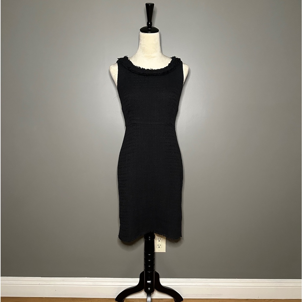 Tweed black dress J Crew New